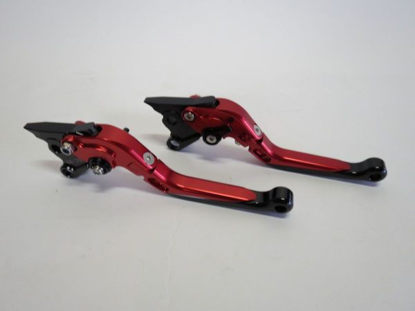 TUONO R CAPANORD 1200 RALLY DORSODURO 1200 RSV MILLE R FALCO SL1000 ビレットレバー ロング 赤