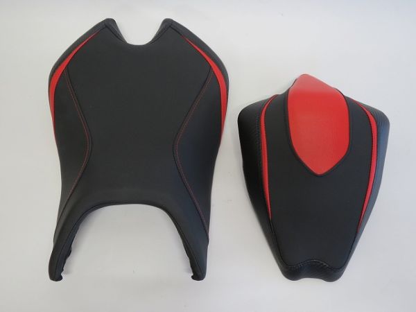 Aprilia アプリリア用 RS660 RS 660 2020-2023 カスタム フロント＆リア シート 10mm UP 赤