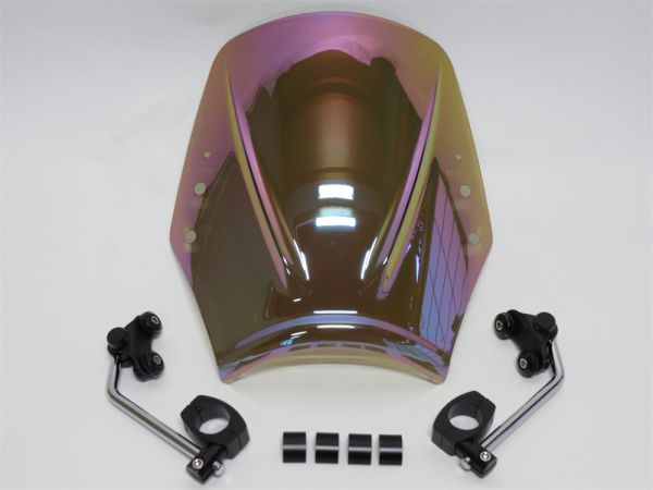 ハンターカブ CT125 CT 125 クロスカブ CC110 汎用可 ウインドシールド スクリーン セット D イリジウム クリア