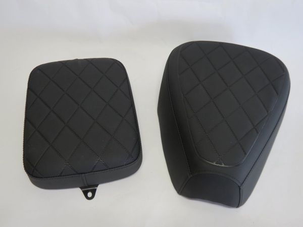 クロスカブ 110 CC110 JA60 以降 カスタム フロント & リア シート 10mm アップ 黒