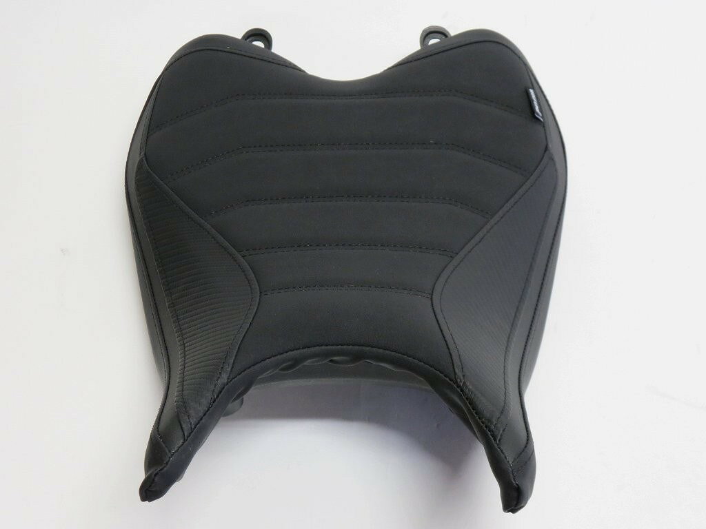 TRIUMPH用 デイトナ660 Daytona 660 2024 以降 カスタム フロントシート 10mm アップ ストライプ 黒