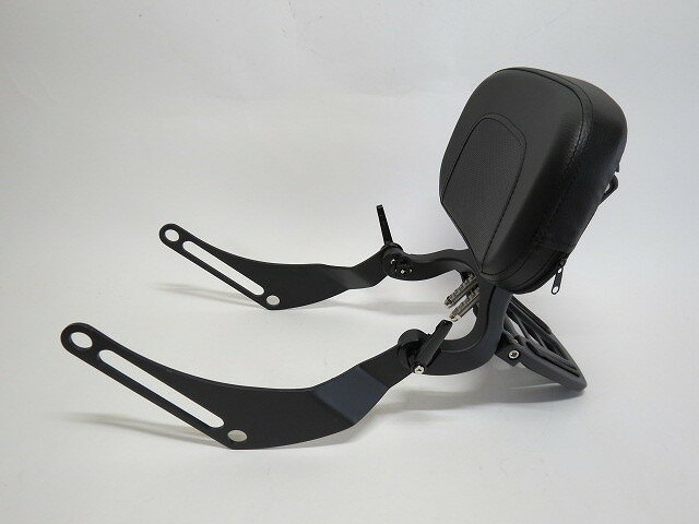 harley用 Low Rider Sport Glide 2018 以降 マルチパーパス 前後調整可 バックレスト シーシーバー キ..