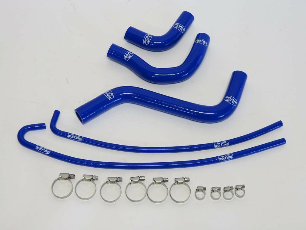 Z900RS z900rs cafe z900 2017-シリコン ラジエターホース 青 6p Aタイプ