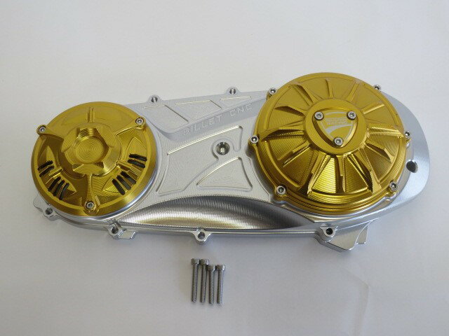 adv160 PCX/PCX e:HEV/PCX JK05 JK06 KF47 2021-2024 2025 以降 CNC アルミ ギアボックス カバー 伝動箱カバー 銀X金