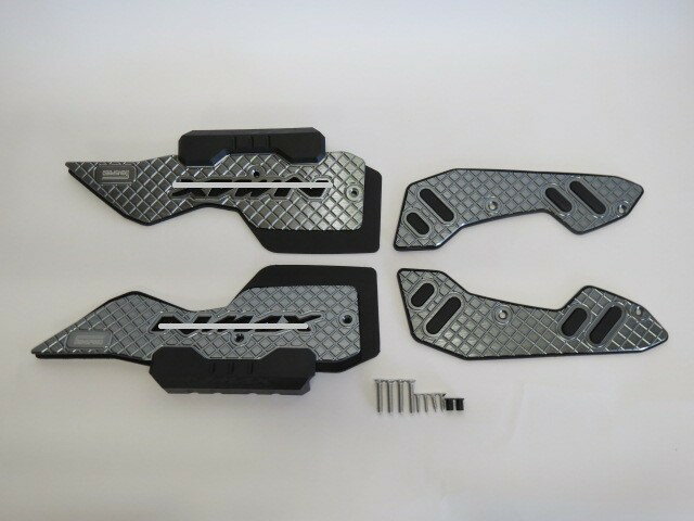 NMAX nmax125/155 n-max V3 2025 以降 CNC アルミ ステップボード スリップ防止機能付き 灰