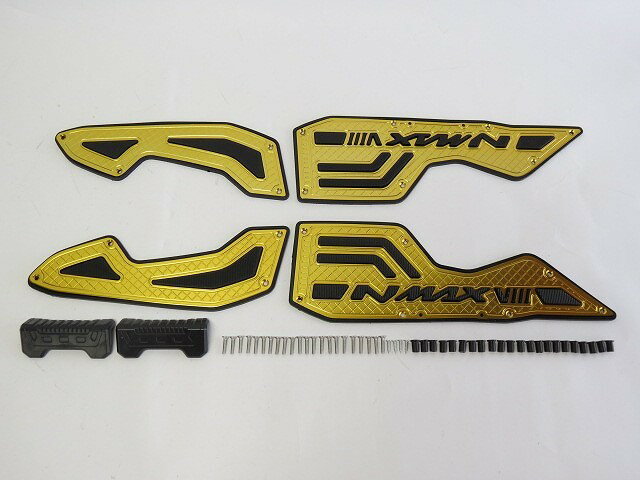 NMAX nmax125/155 n-max V3 2025 以降 CNC アルミ ステップボード スリップ防止機能付き B 金