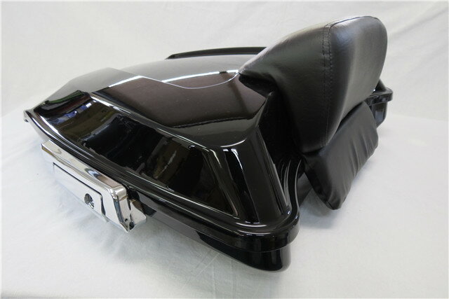 ツーリング ツアーパックセット 薄型 チョップツアーパック 塗装あり 1997-2023 汎用 バックレストあり セット ブラック