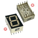 【100個】赤色 7セグメント LED表示器 アノードコモン (NAR161-B)
