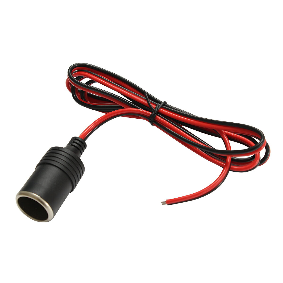 シガーソケット-メス 12V用 電源ケーブル付 150cm