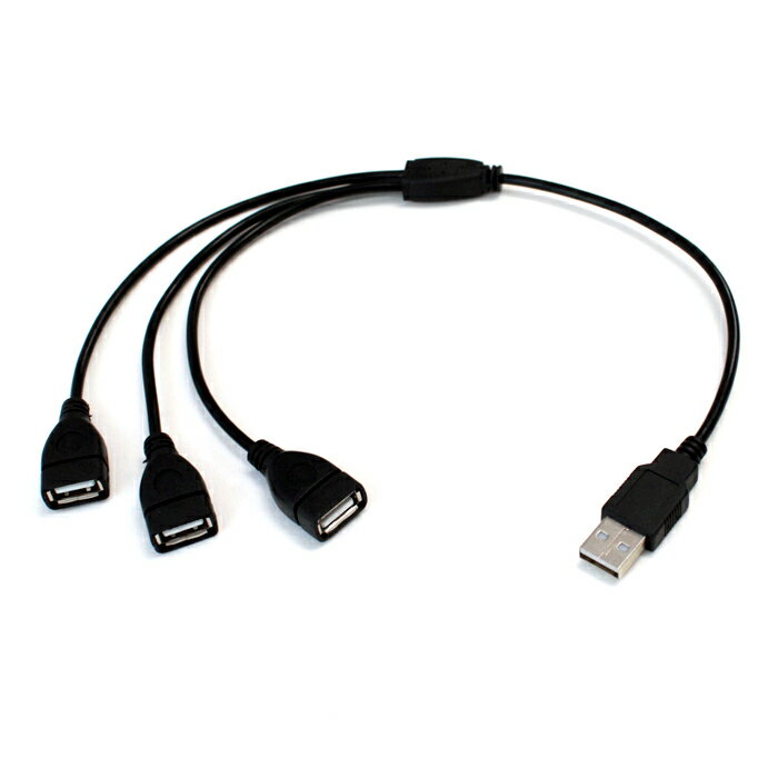 USB 2.0 HUB 3分岐ケーブル [5V LEDテープ