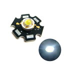 Edison POWER LED 3W CoolWhite EDEW-3LA1-1 星型ヒートシンク付き 1個