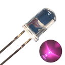 LED 発光ダイオード 5mm 砲弾型 ピンク色 2000-2500mcd 2.8-3.2V 100個