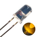 LED 発光ダイオード 5mm 砲弾型 黄色 10000-12000mcd 1.8-2.0V YCL-513UYS-TS 100個