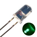 LED 発光ダイオード 5mm 砲弾型 緑 青信号用 25000-30000mcd 509-522nm 3.0-3.2V 100個