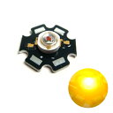 Edison POWER LED 1W 黄色 EDEA-1LA3 星型ヒートシンク付き 100個