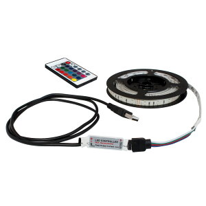 USB ή LEDɿơץ饤200cm RGB/ե[3528 SMD] 24⥳ ١ DC5V