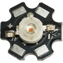 パワーLED 1W 黄色 星型ヒートシンク付 10個