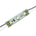 LEDモジュール 3灯タイプ 非防水 2835SMD 12V 白色 0.9cm×3.6cm 看板照明 間接照明 内照アクリル 20連 1セット