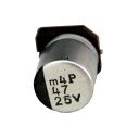 電解コンデンサー 25V 47μF UUX1E470MCL6GS Nichicon 10個