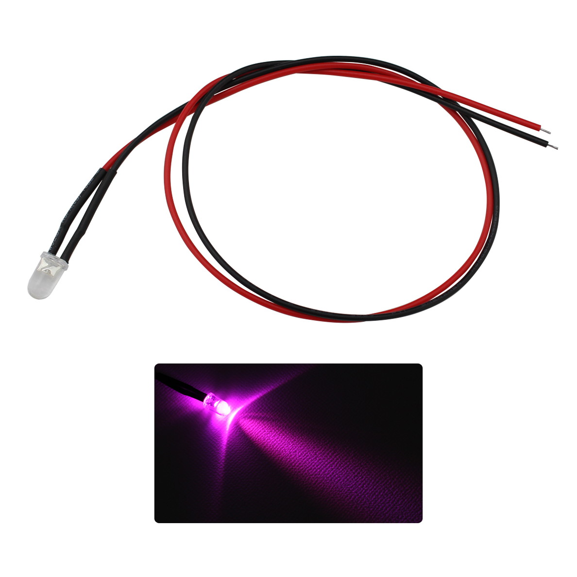 LED _CI[h 5mm Ce^ sN 2000`2500mcd P[ut 100