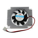 DCファン ヒートシンク付き 50x61x13.8 12V 6500RPM 1個