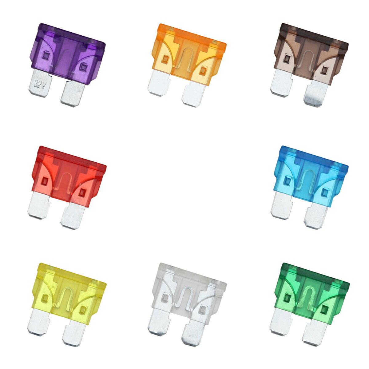 平型ヒューズ 2個 カー用品 車 トラック バイク 電装品 交換用 過電流保護