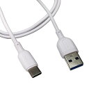 USB Type-C 充電 ケーブル 1m 白色 Type-C 急速充電 データ転送対応 5A