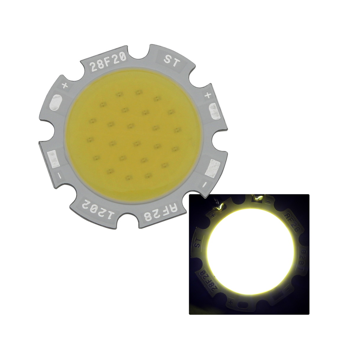 COB 2028 12W LEDW[ F 36-41V 320mA 6000-6500K 110-120lm 80Ra