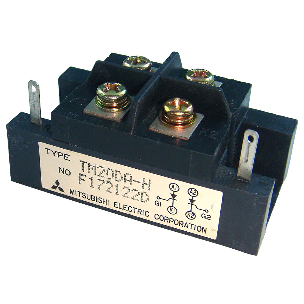 商品詳細 同梱物・セット内容 品名 数量 TM20DA-H (パワーサイリスタモジュール) MITSUBISHI (中古) 1個 仕様・諸元 型番：TM20DA-H メーカー：MITSUBISHI TYPE：パワーサイリスタモジュール（Power Thyristor Module） 商品状態：中古品(USED) ※こちらの商品は数量に限りがございます。 （大量注文をご希望の場合はお問い合わせください） ご質問はjapan@kaitodenshi.jpまで、お気軽にお問い合わせください。 おことわり ※注意：この商品は新品ではありません、中古品です。 中古品の中でも良品を選別しておりますが 万が一、初期不良等ございましたら交換させていただきます。 画像は同一型番のものです。 当店、倉庫内在庫につき代表して1台のみ撮影しています。 （記載内容には誤記や漏れがあることがございます。）