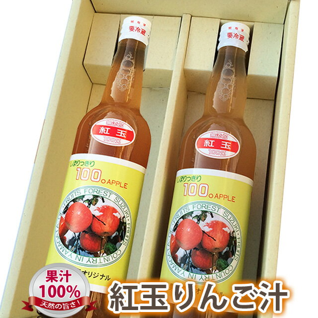 りんごジュース りんご 紅玉 贈答 送料無料 山形 リンゴ 贈答用 紅玉 りんご汁　550ml　2本入り 山形県大江町産 美味日本 カロリー 値段 国産 東北 産地 10kg 5kg 3kg 訳あり 贈答 農産物 ポイント消化 100円 300円 500円