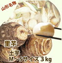 里芋 さといも 山形 土芋 秀 M〜S 3kg 新鮮 産地直送 村山市産 サトイモ トロトロ食感 煮物 炒め物 お取り寄せ 家庭用 業務用 贈答用 お祝い用 旬...