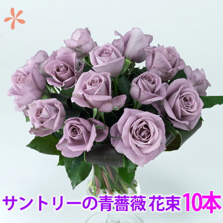 青いバラ ブルーローズ サントリー 10本 奇跡の薔薇 花束 ブーケ バレンタイン お返し ホワイトデー 誕生日 ギフト 結婚記念日 バラ あおい 本物 花言葉 青薔薇 奇跡 卒業 入学 送別 青バラ お祝い 退職 おしゃれ 値段 送料無料 生花 お供え 108本 花ギフト