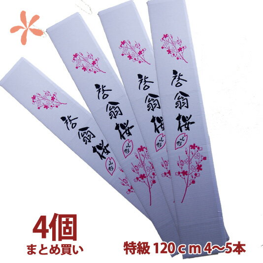 啓翁桜 山形 120cm 4～5本 4個 まとめ買い 桜 枝 生花 さくら 花束 山形 プレゼント お歳暮 ご年始 正月 正月の花 送別会 お花見 花見 年始 年賀状 成人式 成人の日 送別 販売 切り花 花言葉 啓翁桜 山形とは 鉢植え 盆栽 育て方 方法 通販 花瓶 苗木 花ギフト