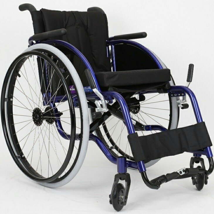 カドクラ スポーツ車椅子 軽量 折り畳み ピリンフォリーナ B408 エアータイヤ24インチ※代引不可