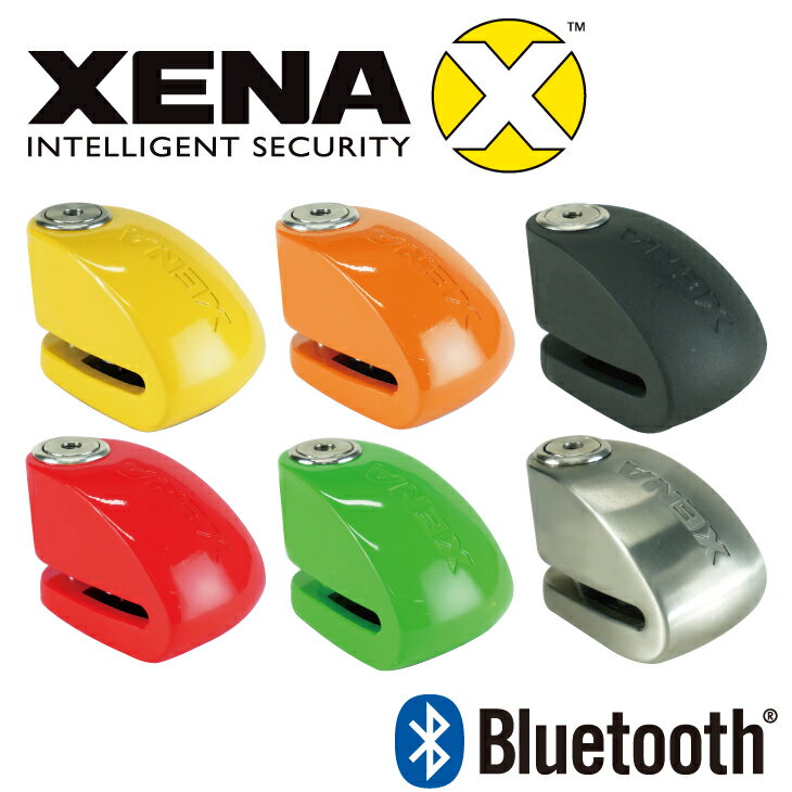 国内正規品 保証付 本物 XENA ゼナ スマホ対応 ディスクロック アラーム XX6 BLE Bluetooth バイク 盗難防止 防犯 盗難対策 イタズラ防止 オートバイセキュリティ ディスクアラーム