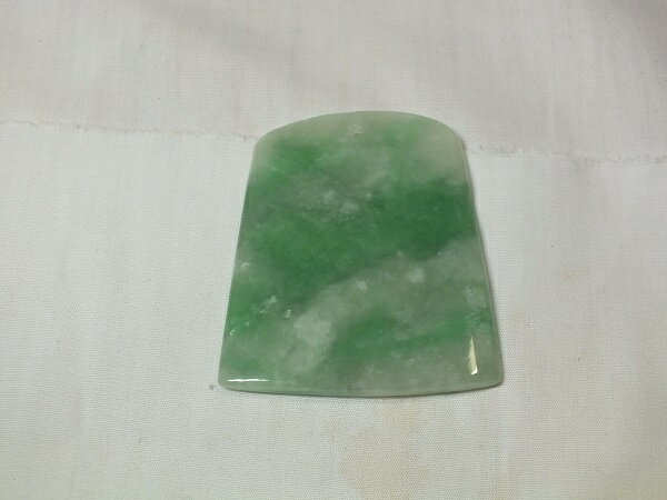 ■龍香堂■☆ミャンマー翡翠無彫牌子...