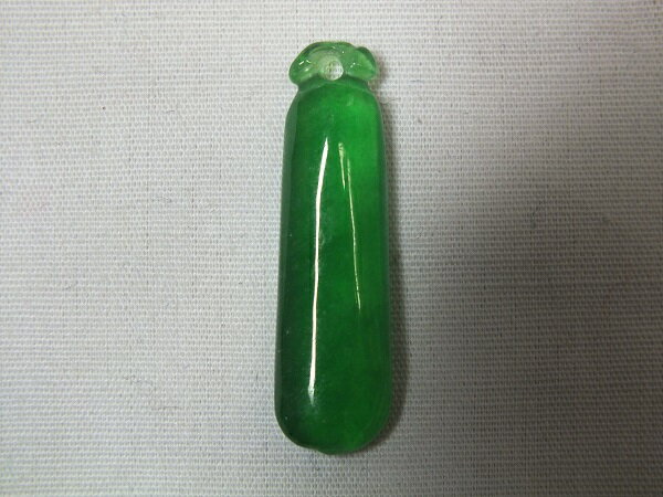 ■龍香堂■☆ミャンマー氷種翡翠トップ「甜瓜」29mm