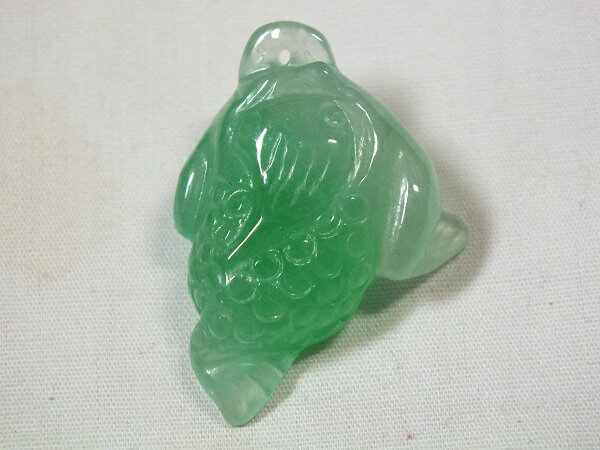 ■龍香堂■☆ミャンマー氷種翡翠トップ「貔貅（ひきゅう）」33mm