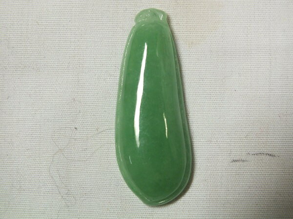 ■龍香堂■☆ミャンマー翡翠トップ「甜瓜」41mm
