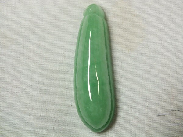 ■龍香堂■☆ミャンマー翡翠トップ「甜瓜」46mm