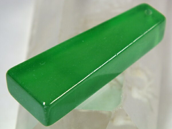■龍香堂■☆ミャンマー氷種翡翠（アイスジェダイト）トップ43mm（y10）