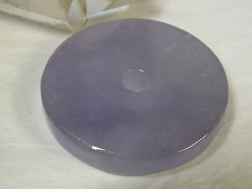 ■龍香堂■☆ミャンマーラベンダー氷種翡翠(アイスジェダイト)大平安43mm(r64) ■龍香堂■☆ミャンマーラベンダー氷種翡翠(アイスジェダイト)大平安43mm(r64)