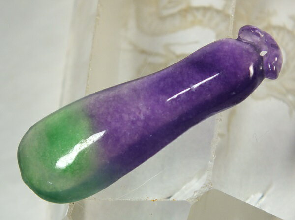 ■龍香堂■☆ミャンマー氷種翡翠（アイスジェダイト）トップ甜瓜35mm（f19）