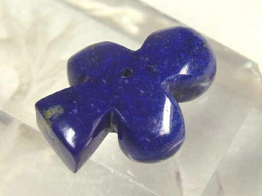 ■龍香堂■☆アクセ用ラピスルース「クローバー」18mm ■龍香堂■☆アクセ用ラピスルース「クローバー」18mm