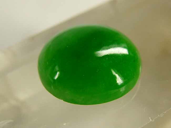■龍香堂■☆氷種ミャンマー翡翠 10mm円ルース