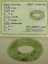 ■龍香堂■☆A貨ミャンマー翡翠（ひすい）淡緑7mm玉ネックレス（e8）