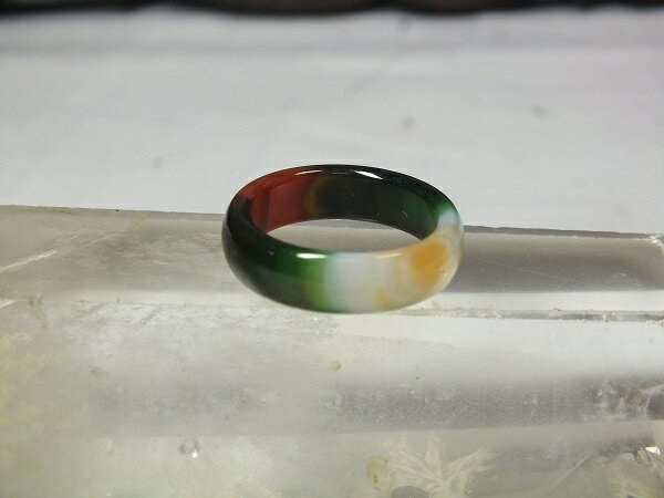 Rakuten - ■龍香堂■☆ウルグアイ産メノウ（瑪瑙）リング14号