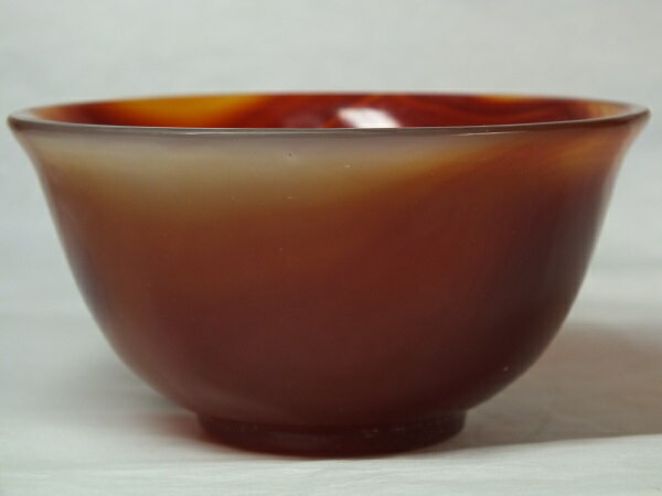 ■龍香堂■☆瑪瑙（メノウ）石碗83mm（v6）