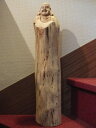 ■龍香堂■☆崖柏(ヤーバイ)置物「布袋」655mm(a)
