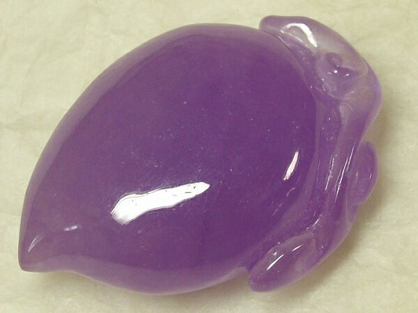 ■龍香堂■☆ミャンマーラベンダー氷種翡翠（アイスジェダイト）トップ「甜瓜」35mm